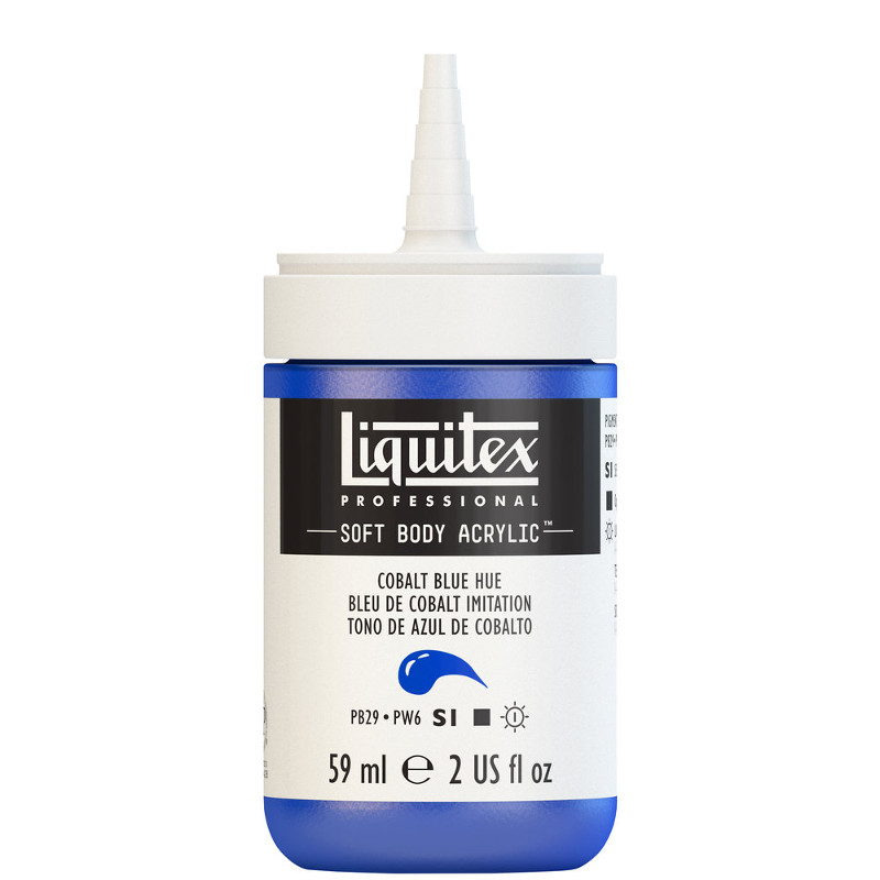 Image of Akrylfärg Liquitex Soft Body 59ml  cobalt blue hue S1 381 (3F) 1959381 887452997856