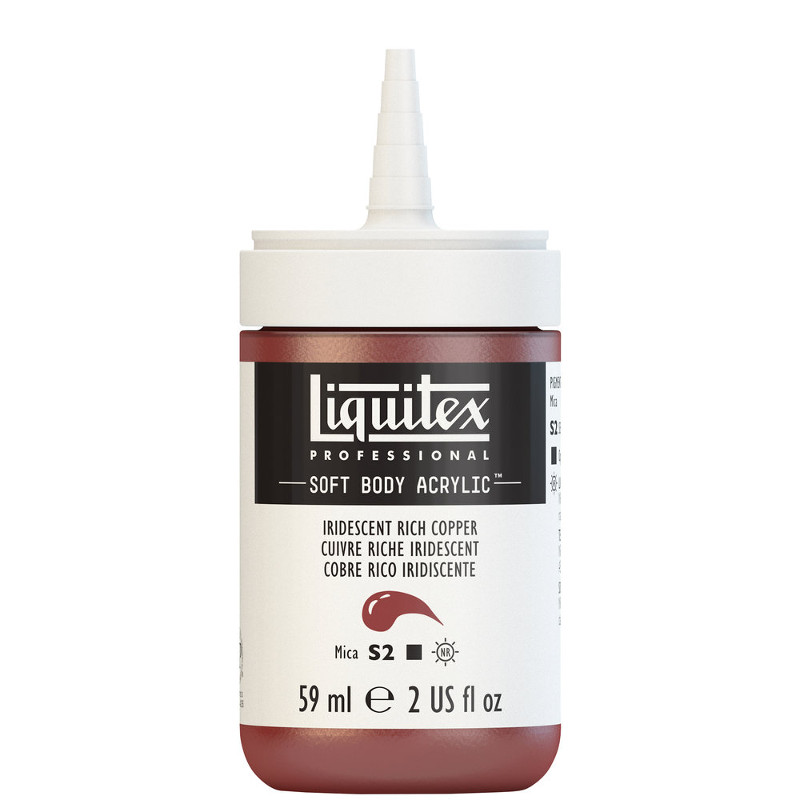 Image of Akrylfärg Liquitex Soft Body 59ml  iridescent rich copper S2 230 (3F) 1959230 887452998075
