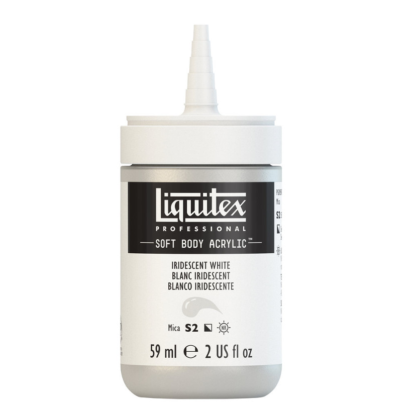 Image of Akrylfärg Liquitex Soft Body 59ml  iridescent white S2 238 (3F) 1959238 887452998105