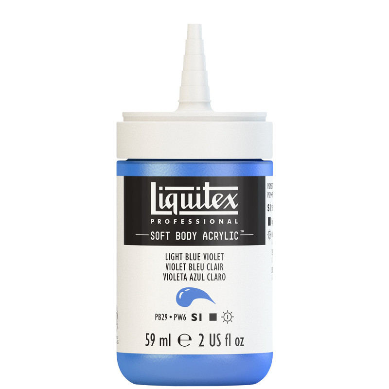 Image of Akrylfärg Liquitex Soft Body 59ml  light blue violet S1 680 (3F) 1959680 887452998136