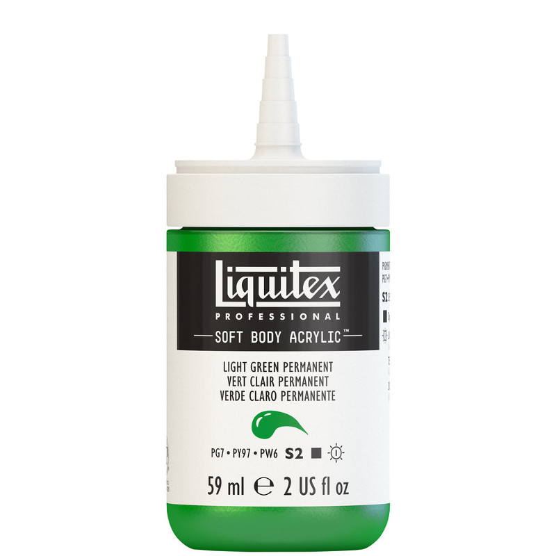 Image of Akrylfärg Liquitex Soft Body 59ml  light green perm S2 312 (3F) 1959312 887452998143