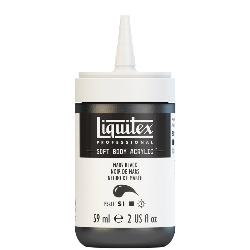 Image of Akrylfärg Liquitex Soft Body 59ml  mars black S1 276 (3F) 1959276 887452998167