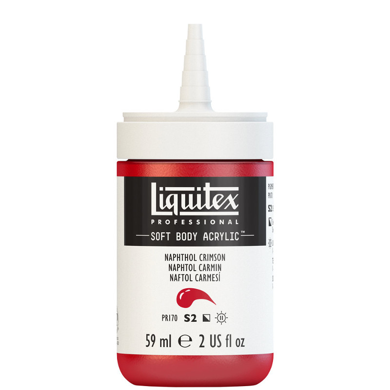 Image of Akrylfärg Liquitex Soft Body 59ml  naphthol crimson S2 292 (3F) 1959292 887452998181