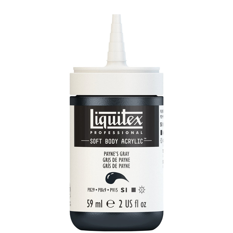 Image of Akrylfärg Liquitex Soft Body 59ml  payne's gray S1 310 (3F) 1959310 887452998235