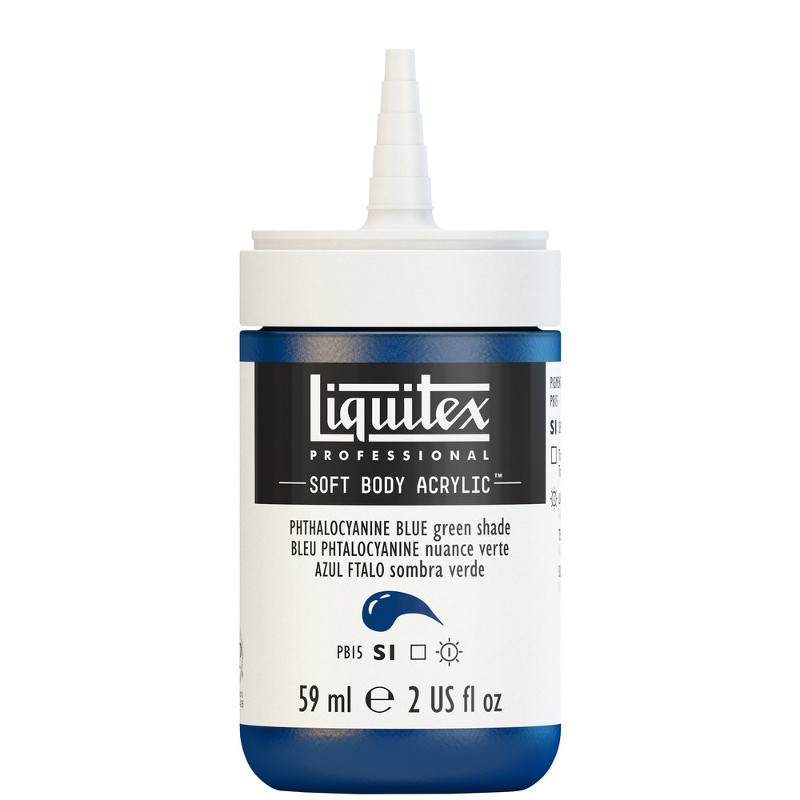 Image of Akrylfärg Liquitex Soft Body 59ml  phthalocyanine blue green shade S1 316 (3F) 1959316 887452998242