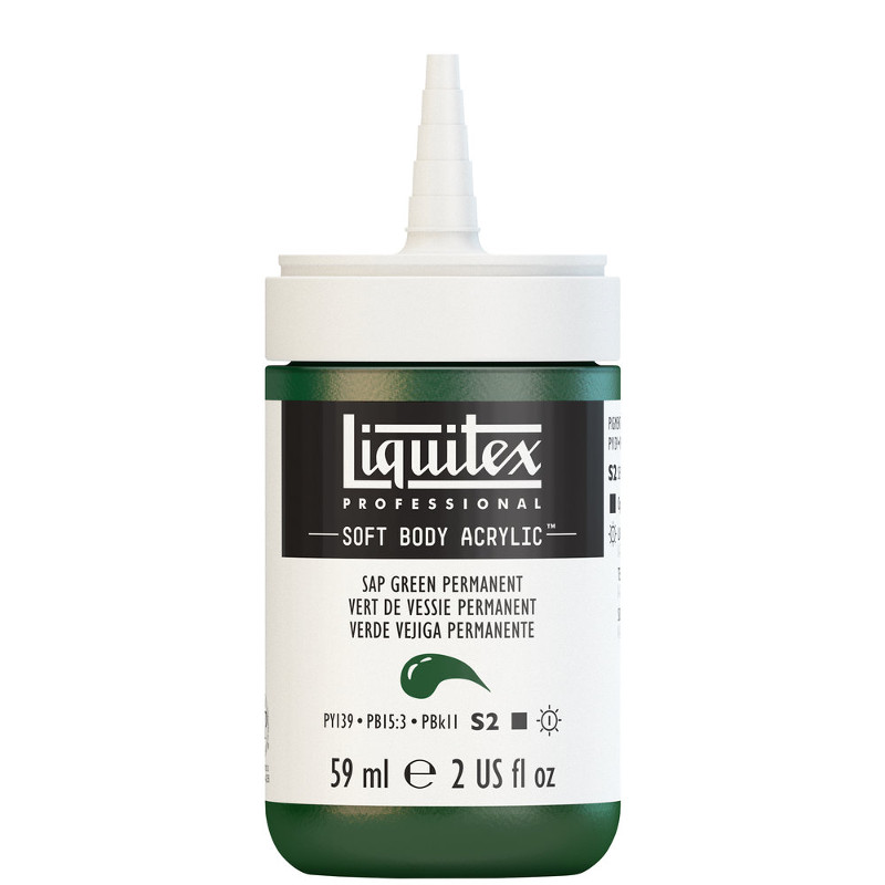 Image of Akrylfärg Liquitex Soft Body 59ml  sap green perm S2 315 (3F) 1959315 887452998426