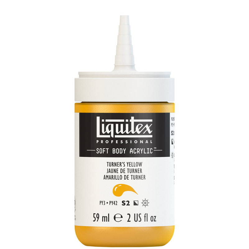 Image of Akrylfärg Liquitex Soft Body 59ml  turner?s yellow S2 730 (3F) 1959730 887452998501