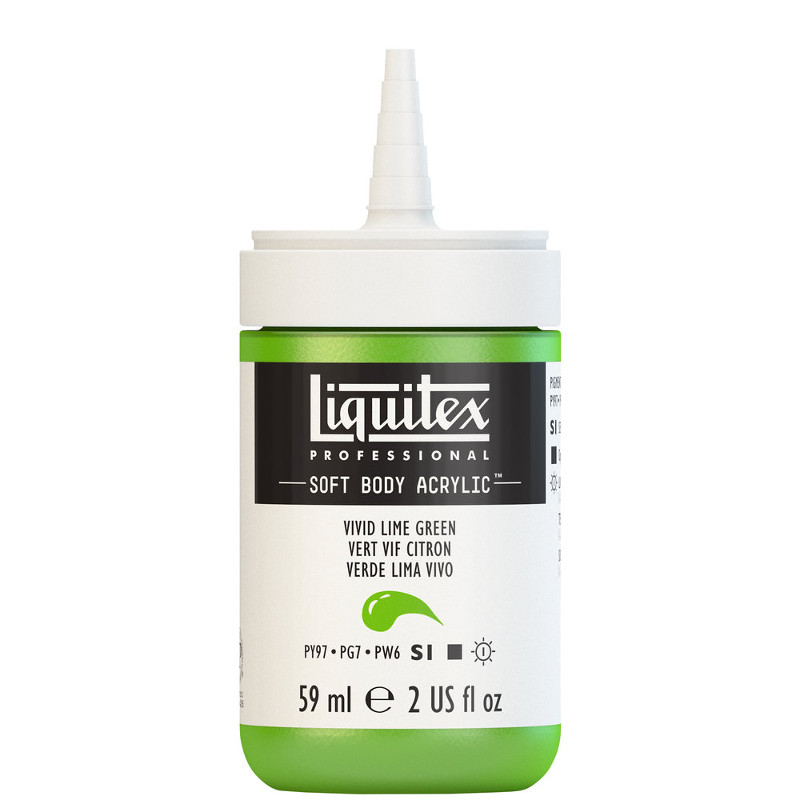 Image of Akrylfärg Liquitex Soft Body 59ml  vivid lime green S1 740 (3F) 1959740 887452998556