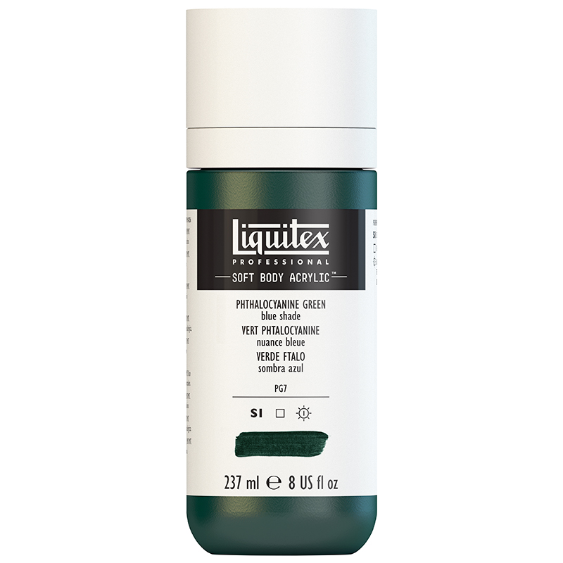 Image of Akrylfärg Liquitex Soft Body 237ml Phthalo Green Blue Sh 317 S1 1923317 887452998693