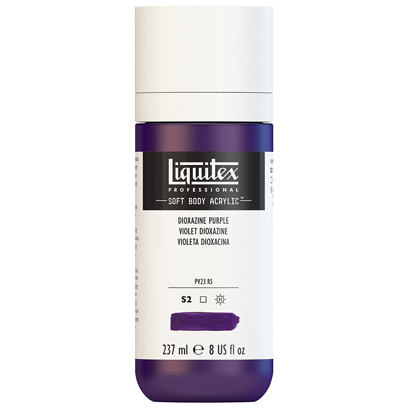 Image of Akrylfärg Liquitex Soft Body 237ml Dioxazine Purple 186 S2 1923186 887452998716