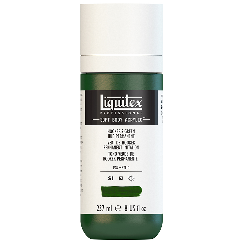 Image of Akrylfärg Liquitex Soft Body 237ml Hookers Green Hue Perm 224 S1 1923224 887452998730