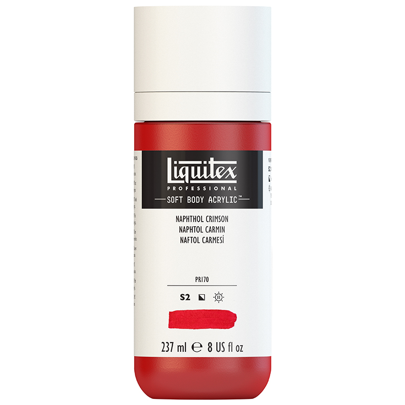 Image of Akrylfärg Liquitex Soft Body 237ml Naphthol Crimson 292 S2 1923292 887452998754