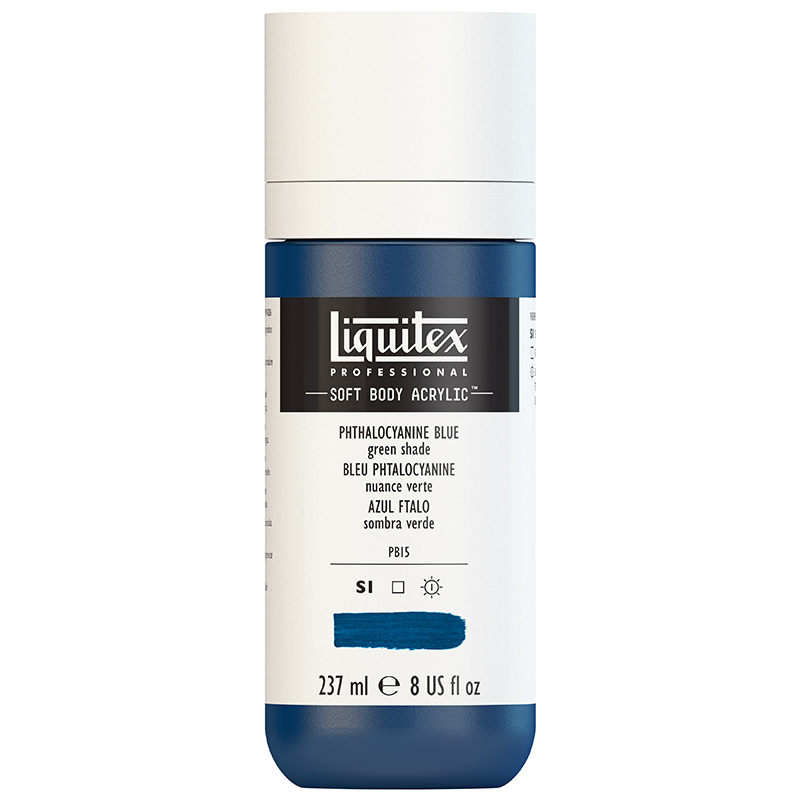 Image of Akrylfärg Liquitex Soft Body 237ml Phthalo Blue Green Sh 316 S1 1923316 887452998761
