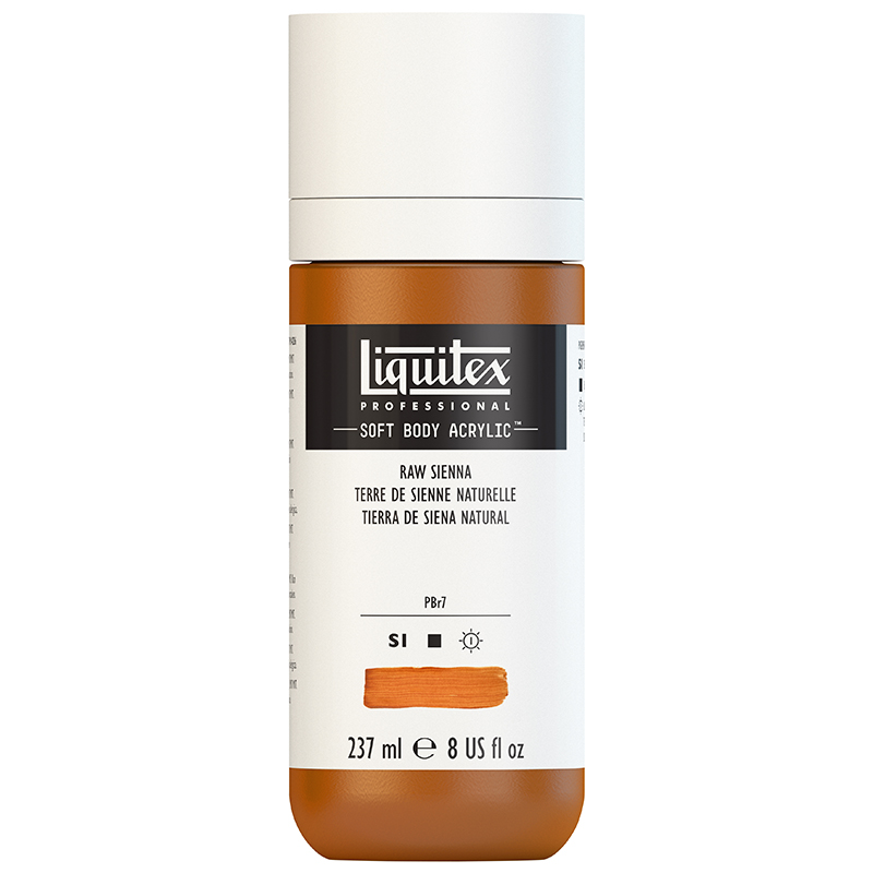 Image of Akrylfärg Liquitex Soft Body 237ml Raw Sienna 330 S1 1923330 887452998792