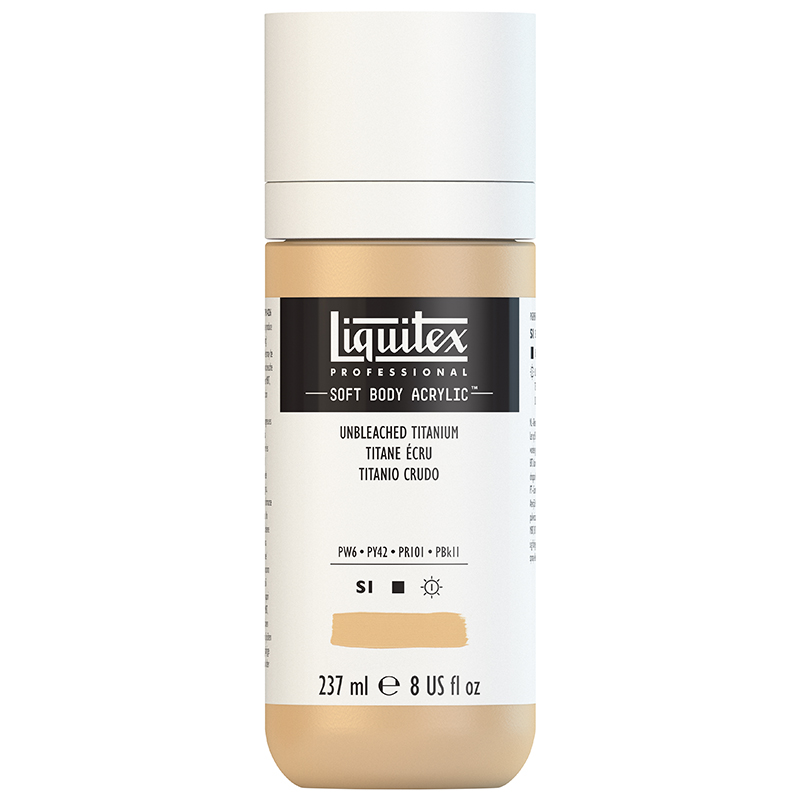 Image of Akrylfärg Liquitex Soft Body 237ml Unbleached Titanium 434 S1 1923434 887452998839