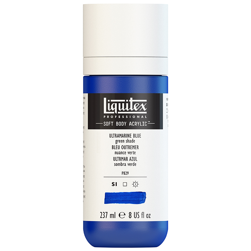 Image of Akrylfärg Liquitex Soft Body 237ml Ultramarine Blue Gre Sh 380 S1 1923380 887452998846