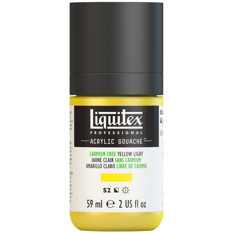 Image of Akrylgouachefärg Liquitex 59ml Cadmium-Free Yellow Light S2 889 (3F) 2059889 887452999454