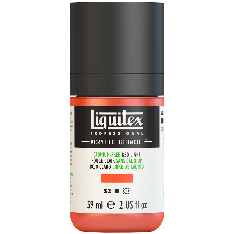 Image of Akrylgouachefärg Liquitex 59ml Cadmium-Free Red Light S2 893 (3F) 2059893 887452999553