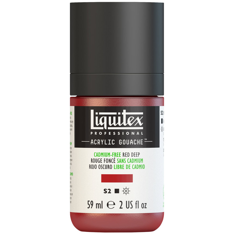 Image of Akrylgouachefärg Liquitex 59ml Cadmium-Free Red Deep S2 895 (3F) 2059895 887452999560