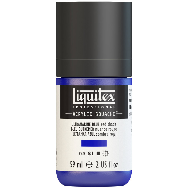 Image of Akrylgouachefärg Liquitex 59ml Ultramarine Blue (Red Shade) S1 382 (3F) 2059382 887452999621