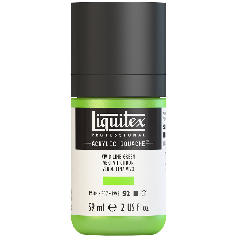 Image of Akrylgouachefärg Liquitex 59ml Vivid Lime Green S2 740 (3F) 2059740 887452999683