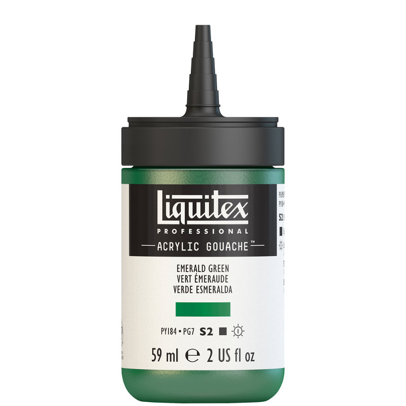 Image of Akrylgouachefärg Liquitex 59ml Emerald Green S2 450 (3F) 2059450 887452999690