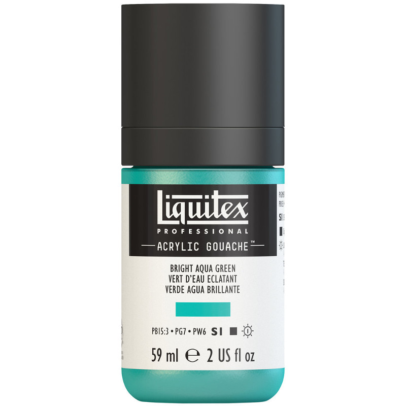 Image of Akrylgouachefärg Liquitex 59ml Bright Aqua Green S1 660 (3F) 2059660 887452999713