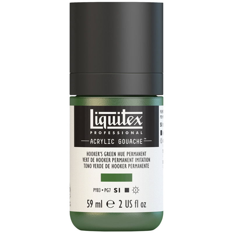 Image of Akrylgouachefärg Liquitex 59ml Hooker'S Green Hue Permanent S1 224 (3F) 2059224 887452999737