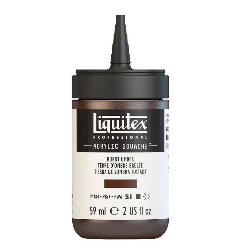 Image of Akrylgouachefärg Liquitex 59ml Burnt Umber S1 128 (3F) 2059128 887452999775