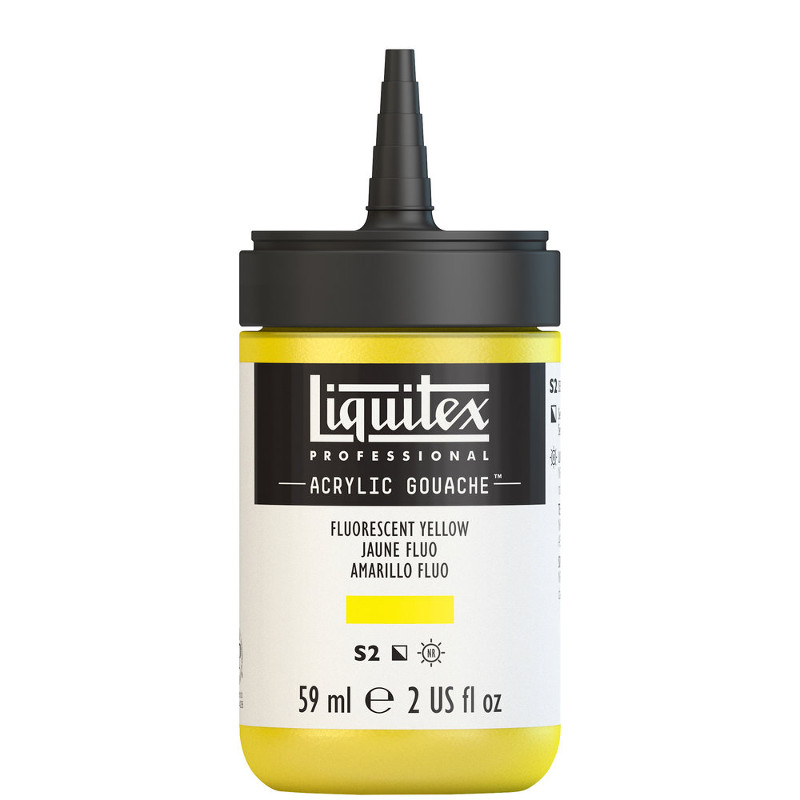 Image of Akrylgouachefärg Liquitex 59ml Fluorescent Yellow S2 981 (3F) 2059981 887452999812
