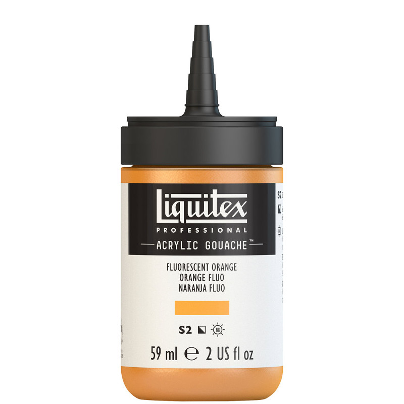 Image of Akrylgouachefärg Liquitex 59ml Fluorescent Orange S2 982 (3F) 2059982 887452999836