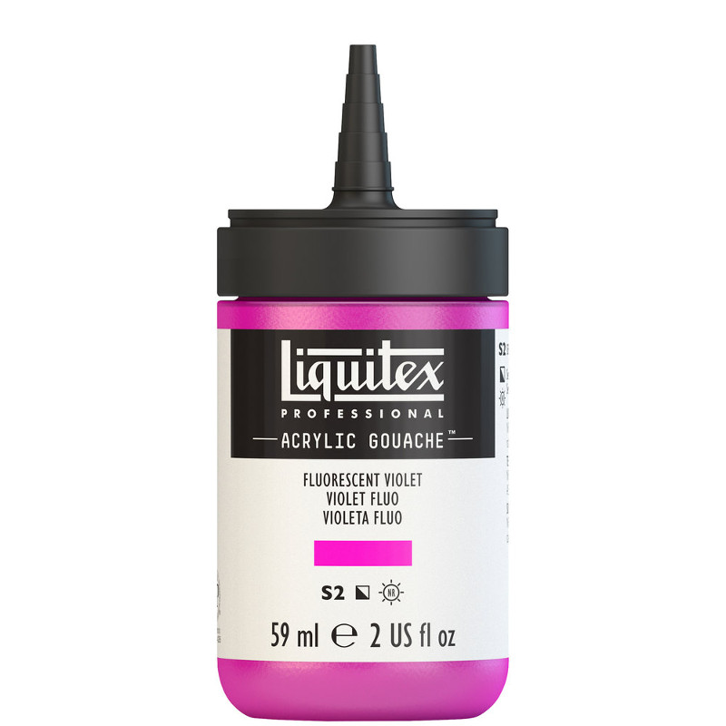 Image of Akrylgouachefärg Liquitex 59ml Fluorescent Violet S2 986 (3F) 2059986 887452999850