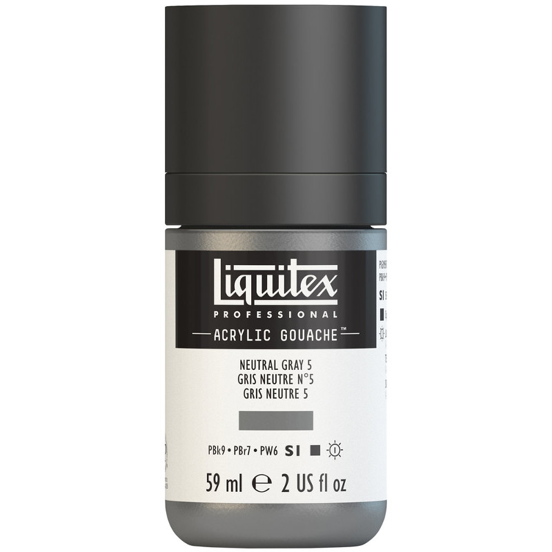Image of Akrylgouachefärg Liquitex 59ml Neutral Grey 5 S1 599 (3F) 2059599 887452999867