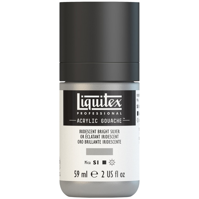 Image of Akrylgouachefärg Liquitex 59ml Iridescent Bright Silver S1 236 (3F) 2059236 887452999898