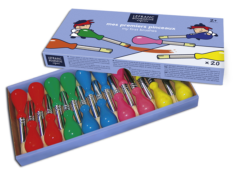 Image of Barnpenslar L&B My first brushes 20st sorterade 175266 3013641752662