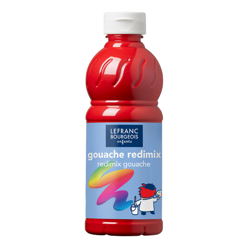 Image of Skolfärg Redimix L&B 500ml Klarröd - brilliant red (carmine) 327 (10F) 188005 3013641880051