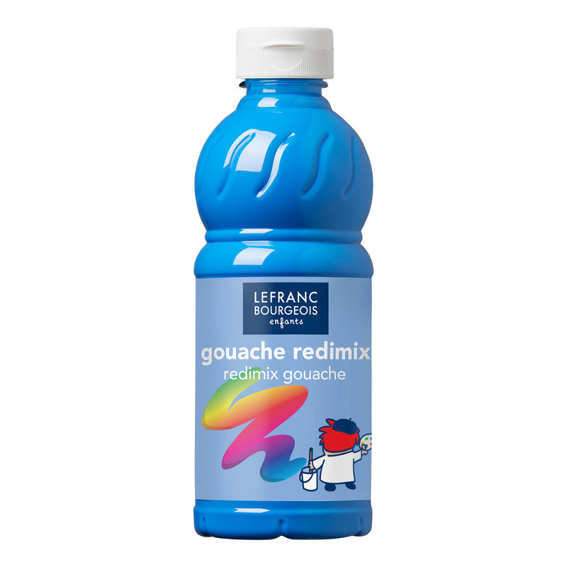 Image of Skolfärg Redimix L&B 500ml Fluoriserande blå 083 (10F) 188020 3013641880204