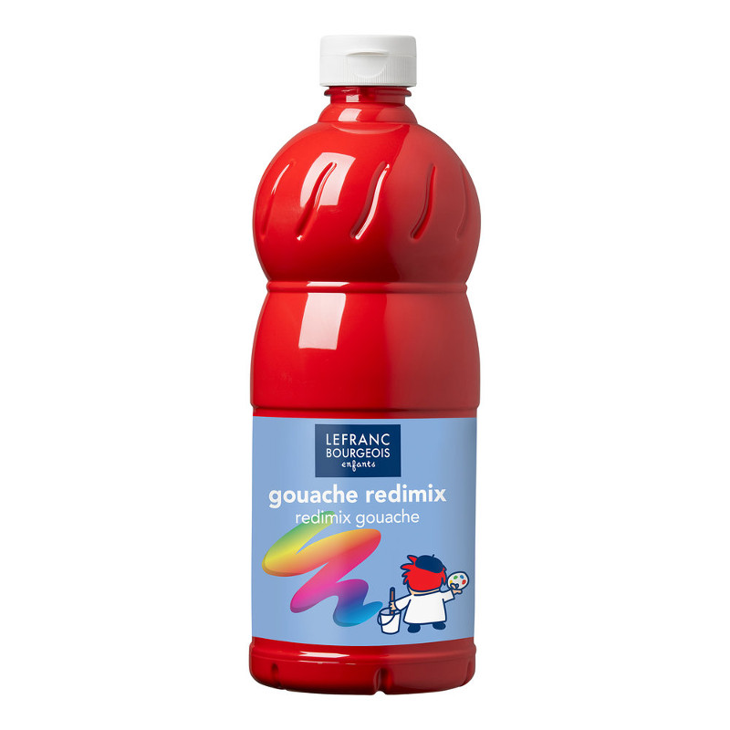 Image of Skolfärg Redimix L&B 1 L 327 Klarröd - brilliant red (carmine) 188027 3013641880273