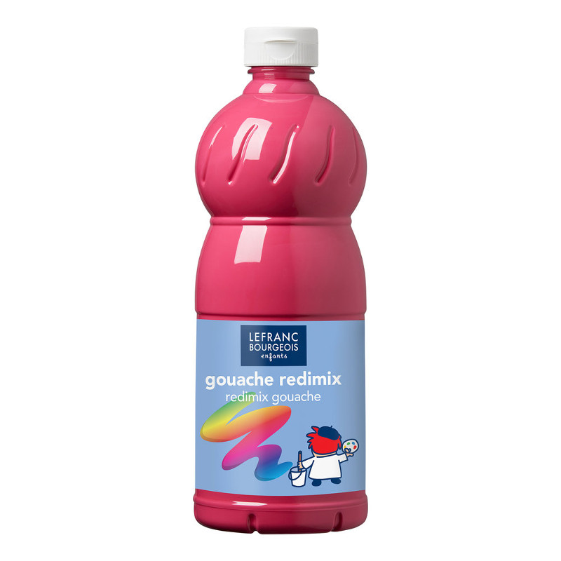 Image of Skolfärg Redimix L&B 1 L 354 Rosa - cerise (tyrian pink) 188029 3013641880297