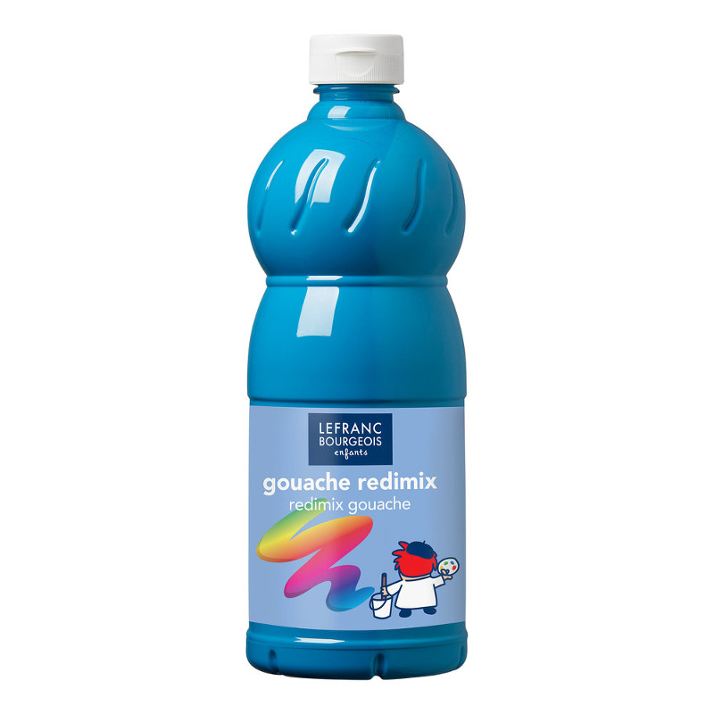 Image of Skolfärg Redimix L&B 1 L 050 Turkosblå - turquoise blue 188033 3013641880334