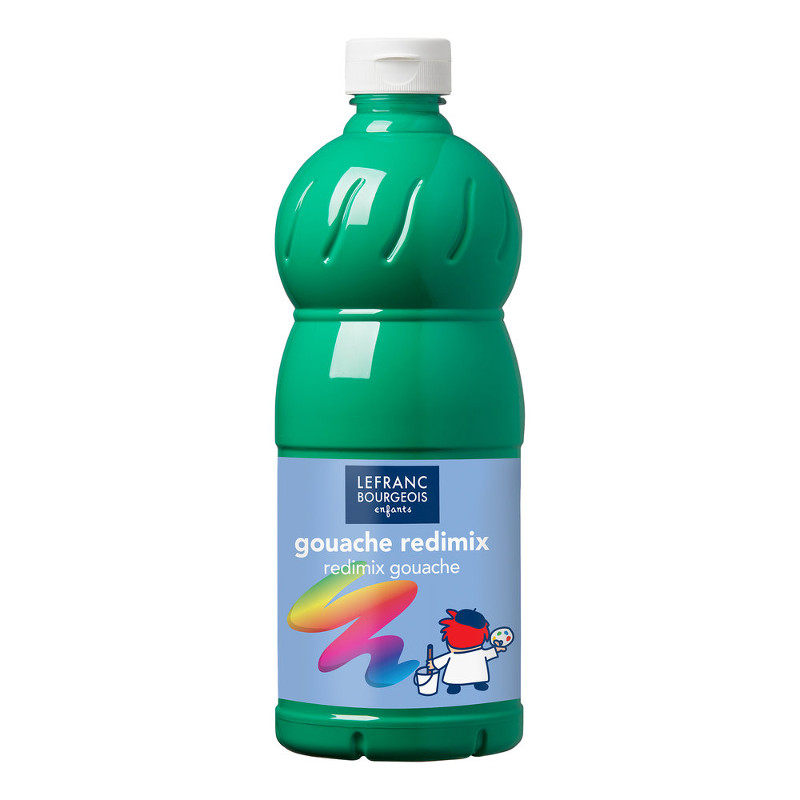 Image of Skolfärg Redimix L&B 1 L 563 Klargrön - brilliant green 188034 3013641880341