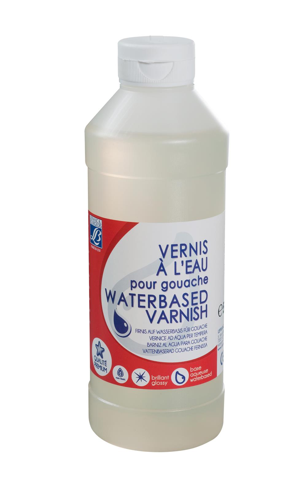 Image of Fernissa L&B Gouache Waterbase Varnish 500ml 188315 3013641883151