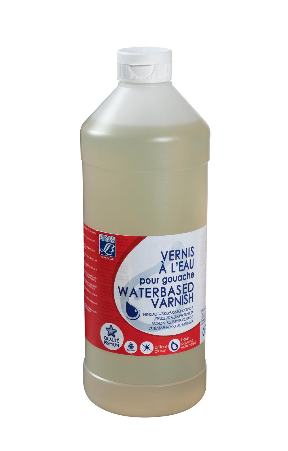 Image of Fernissa L&B Gouache Waterbase Varnish1Ltr 188401 3013641884011