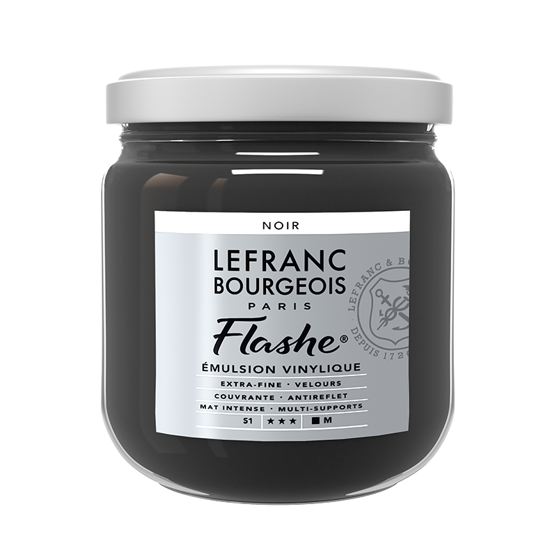 Image of Vinylfärg L&B Flashe 400ml  Black 265 230078 3013643004776