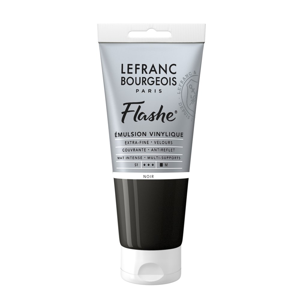 Image of Vinylfärg L&B Flashe 80ml  Black 265 S1 300478 3013643004783