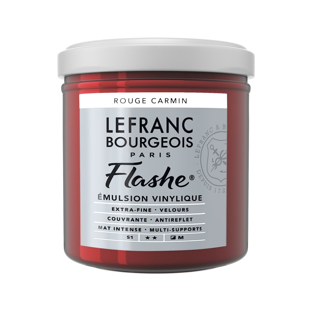 Image of Vinylfärg L&B Flashe 125ml  Carmine red 366 (3F) S1 300491 230318 3013643004912