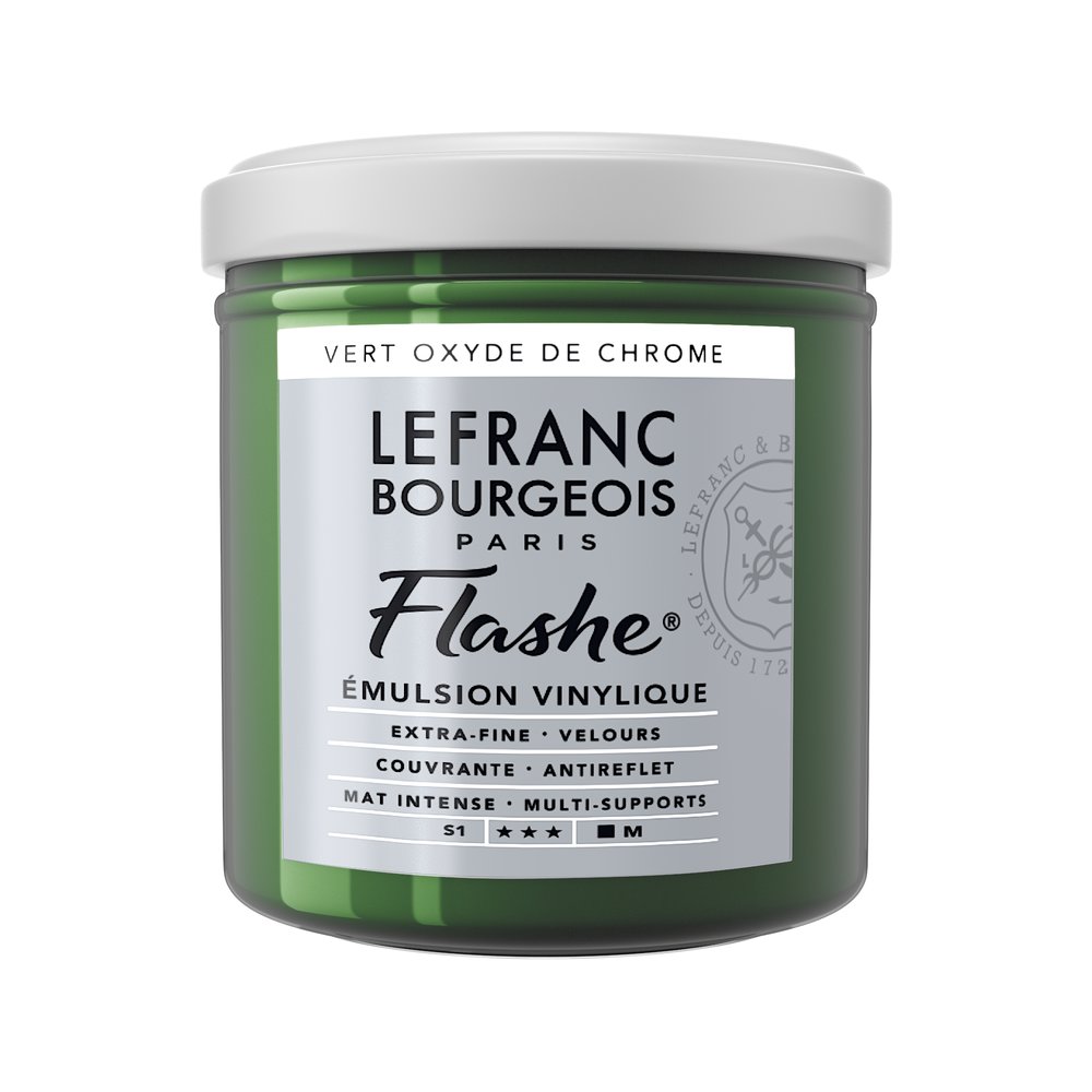 Image of Vinylfärg L&B Flashe 125ml  Chromium oxide green 542 (3F) S1 300498 230351 3013643004981