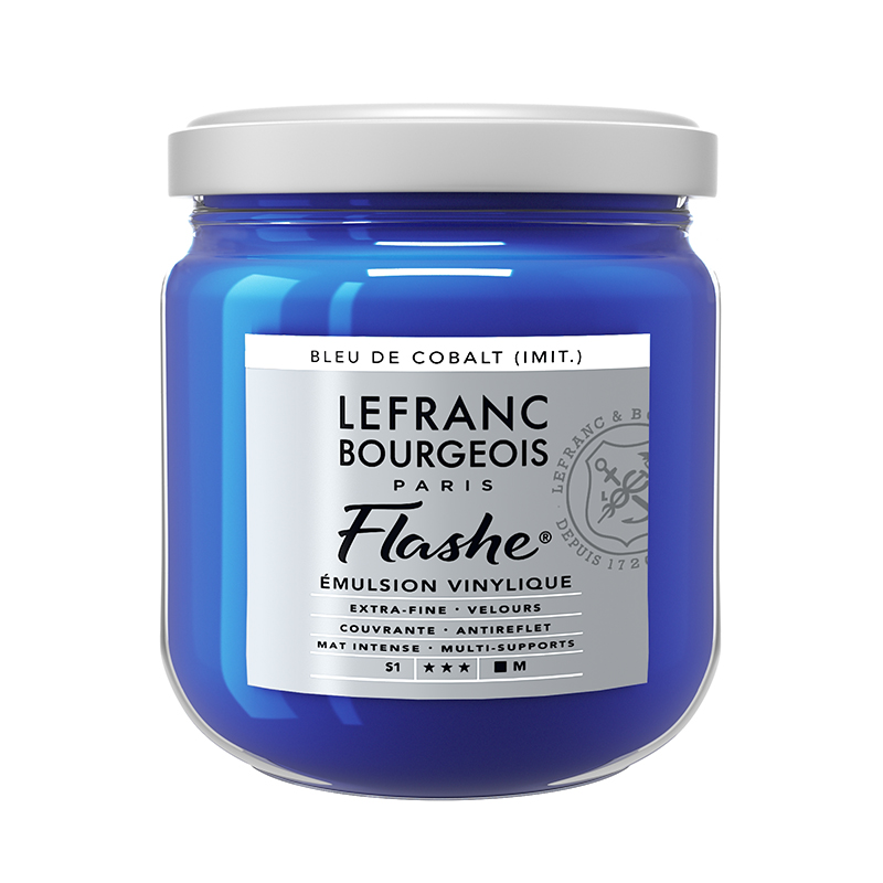 Image of Vinylfärg L&B Flashe 400ml COBALT BLUE HUE 064 S1 Best.vara. 300501 3013643005018