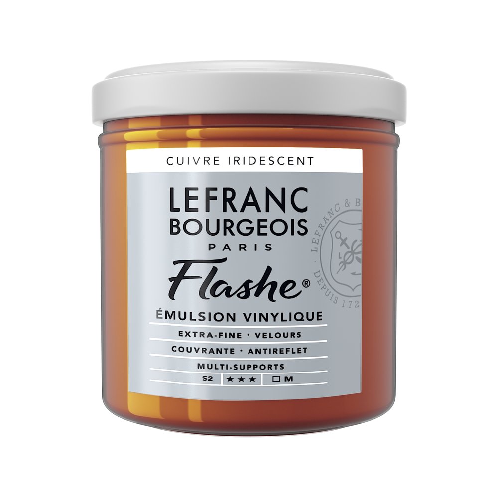 Image of Vinylfärg L&B Flashe 125ml  Copper iridescent 707/836 (3F) S2 300503 230373 3013643005032