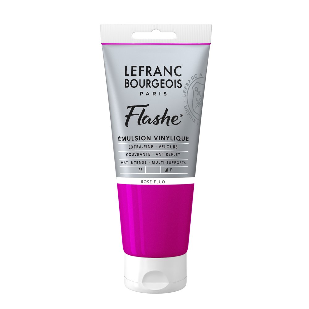 Image of Vinylfärg L&B Flashe 80ml  Fluorescent pink 408 S3 300522 3013643005223